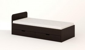 Кровать с ящиками 900 (Венге) в Большой Ирбе - bolshaya-irba.katalogmebeli.com | фото