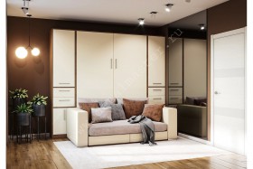Шкаф-кровать с диваном Злата в Большой Ирбе - bolshaya-irba.katalogmebeli.com | фото